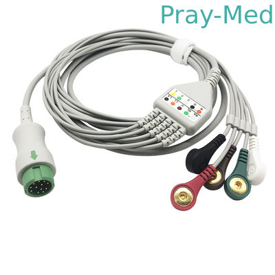 acheter Mindray Beneview T5/câble patient de T8 ECG pour le diamètre de Datascope 4.0mm fabrication en ligne