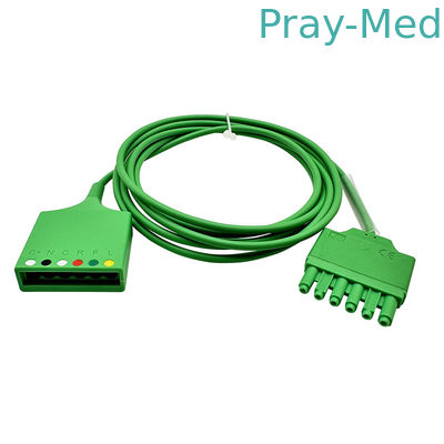 acheter Câble d'extension ECG à une broche Compatible Drager MS16256 Vert - 2m fabrication en ligne