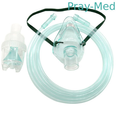 acheter Matériel non toxique pédiatrique de PVC de masque de nébuliseur d'Oxyaider avec la tuyauterie et la chambre fabrication en ligne