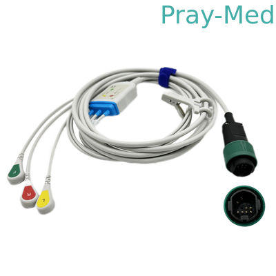 acheter Yilang 3/5 mènent la longueur liée directement du CEI 3.6m de câble d'ECG pour le moniteur patient fabrication en ligne