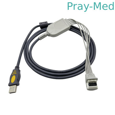 acheter Adaptateur infrarouge lointain d'USB de câble de 3.0m Holter ECG pour la borne 145cm de Mortara H3 Mortara 10 fabrication en ligne