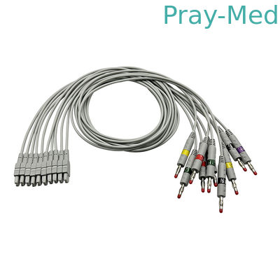 acheter GE Marquette MAC ECG Leadwire avec adaptateur banane / pinceau TPU 0.9M 2016032-001 fabrication en ligne