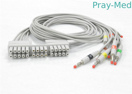 acheter Mortara Eli230 ECG/câble d'électrocardiogramme avec 10 le matériel 9293-046-60 des fils de connexion TPU fabrication en ligne