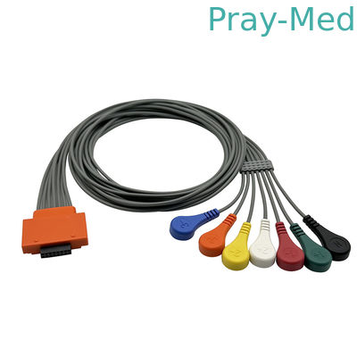 acheter Cable Holter ECG pour la marche cardio 400h 5 7or10 connecteur de prise de plomb 16 broches fabrication en ligne