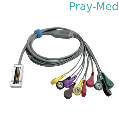 acheter Le câble Holter ECG pour CardiUP!3 CardiUP!12 TPU Jacket est un connecteur à 10 canaux. fabrication en ligne