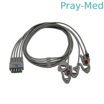 acheter Jeu de câbles ECG GE d'origine à 5 dérivations, pinces, AHA 2106389-001 fabrication en ligne