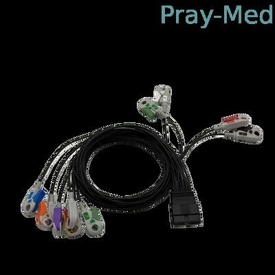 acheter Cable Holter ECG à 10 plombs avec TPU Compatible pour Schiller MS-12 et Cardiovit FT-1 fabrication en ligne