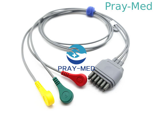 acheter avance Ecg Holter Cable For Telemetry Transmitter IT20/IT20ES de 102cm Edan 3 fabrication en ligne