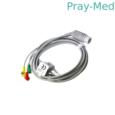 acheter câble patient pédiatrique adulte 8 Pin For HP du CEI ECG de 3.6m AHA fabrication en ligne