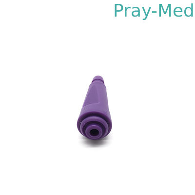 acheter Purple NIBP Cuff Air Hose Connector Drager Single Tube Connector fabrication en ligne