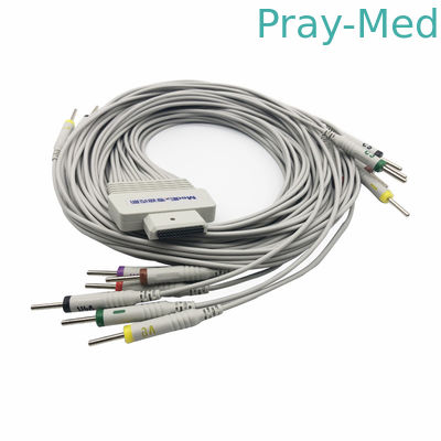 acheter Le patient du vacarme ECG de la borne 3,0 de Medex 26 câblent 16 la veste du fil de connexion TPU fabrication en ligne