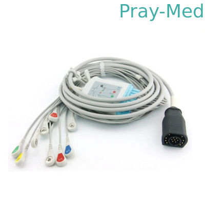 acheter L'électrocardiogramme de l'avance ECG de l'adulte 3m Zoll 10 attachent 15 Pin For M And E Serie fabrication en ligne