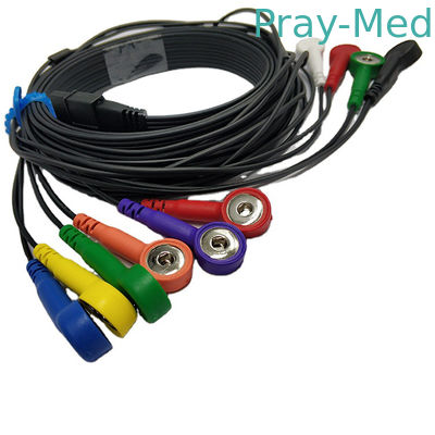 acheter Veste de la rupture TPU d'avance du bleu 10 de Schiller Ecg Holter Cable Compatible MS-12 fabrication en ligne