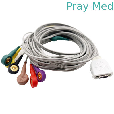 acheter Veste du connecteur TPU de rupture d'avance de Pin ECG Holter Cable 10 de Biocare IE10 19 fabrication en ligne