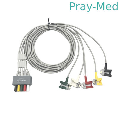acheter Veste originale AHA/IEC des fils TPU de l'avance ECG de Mindray EL6501B 5 fabrication en ligne