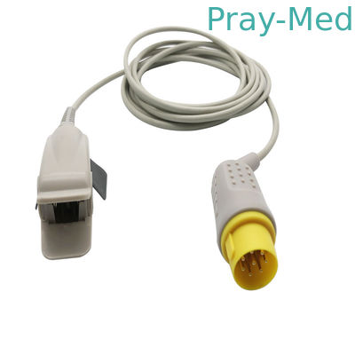 acheter Connecteur adulte réutilisable de la veste 8pin du capteur TPU de l'agrafe SpO2 de doigt de MEK fabrication en ligne