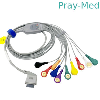 acheter Câble du CEI TPU Holter ECG d'AHA pour 26 biomédicaux Pin Snap Connector fabrication en ligne
