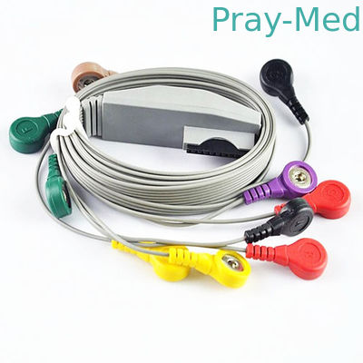 acheter Câble d'électrocardiogramme de Mortara Holter pour le matériel du patient TPU 6 mois de garantie 90cm fabrication en ligne