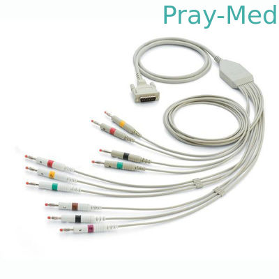 acheter Mortara Eli ECG/diamètre de pincement de PIN câble 15 d'électrocardiogramme/agrippeur 5.0mm fabrication en ligne