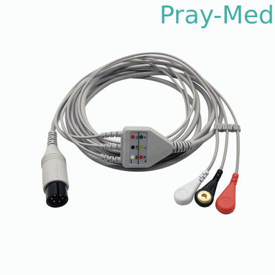 acheter Câble patient de Mindray/Goldway ECG, câble médical de 6 bornes Ecg avec la rupture/agrippeur fabrication en ligne