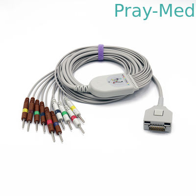 acheter Fukuda Denshi JE DB léger du câble 0.9lb de l'électrocardiogramme KP500 - connecteur 15 fabrication en ligne