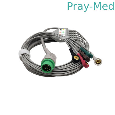 acheter Veste jetable des fils de connexion de l'avance ECG Ecg de Biolight 5 12pin TPU fabrication en ligne