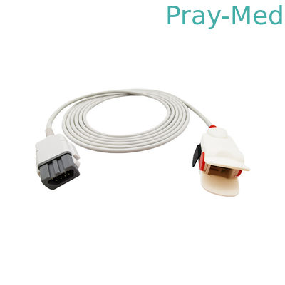 acheter Capteur Spo2 adulte de GE Ohmeda OXY F4 MC pour la couleur douce de blanc gris d'astuce de moniteur patient fabrication en ligne