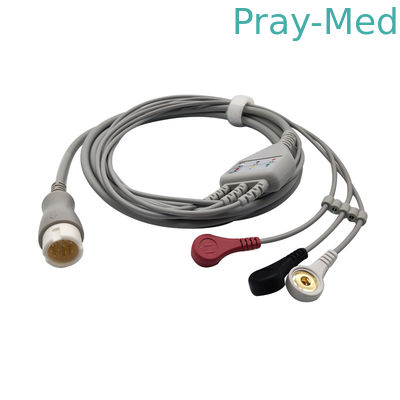 acheter HP/câble patient avance de HP 3 pour la machine 12 Pin Connector d'Ecg 3.6m TPU fabrication en ligne