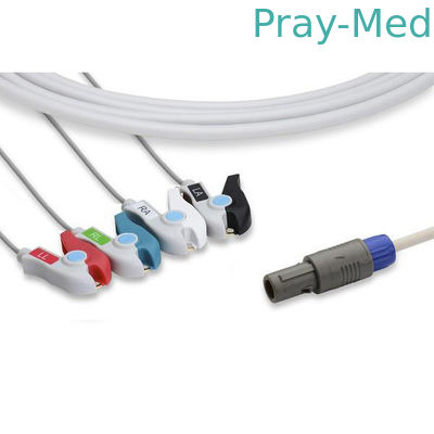 acheter Câble patient de l'avance ECG de Petas 4 avec l'agrippeur de 6 bornes/poids du pincement 0.7lb fabrication en ligne