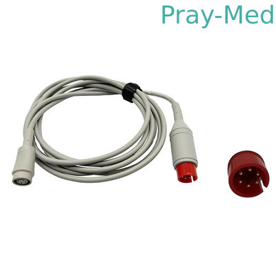 acheter Câble envahissant rond de tension artérielle Mindray 6pin au câble d'adaptateur de 4pin IBP fabrication en ligne