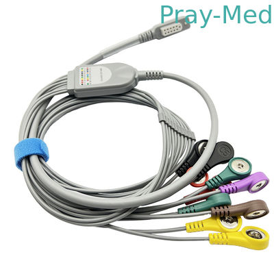 acheter L'avance Holter Cable ECG de Jincomed 10 câblent l'extrémité grise 0.9m de la rupture 11pin fabrication en ligne