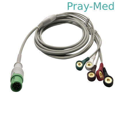 acheter Câble et fils de l'avance 12pins 5 ECG du gris C30 C40 3.6m pour Comen fabrication en ligne