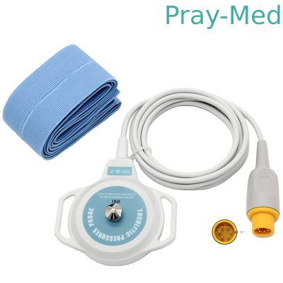acheter Câble gris foetal du connecteur 2.2m TPU de Toco Transducer 6pin de moniteur des USA fabrication en ligne