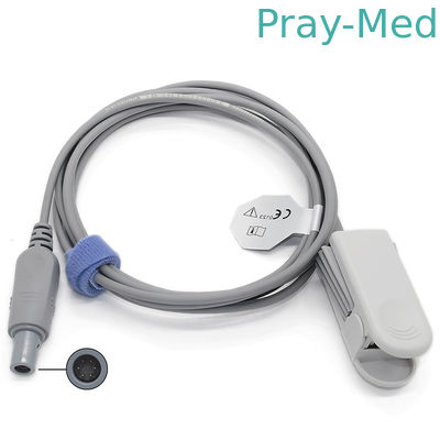 acheter Câble de veste du degré 3m TPU du connecteur 60 du capteur 6pin d'Edan Adult Spo 2 fabrication en ligne