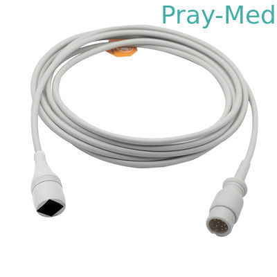 Veste envahissante de Pin Connector Grey 3m TPU du câble 12 de tension artérielle de Comen IBP