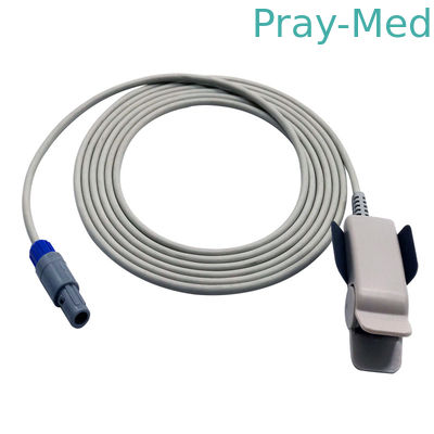 6 épingles Mindray Spo2 Sensor, Spo2 Sensor Probe Pour les câbles PM9000 / 8000 3m / 10ft TPU