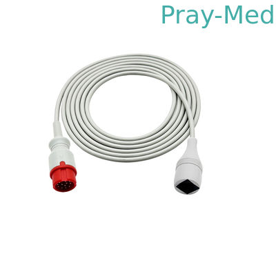 12 broches 3m Tpu câble de pression artérielle invasif compatible pour le Ph