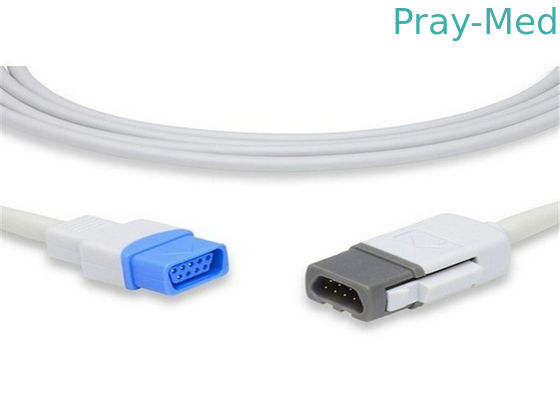 câble compatible d'adaptateur du trusignal TS-M3 spo2 de GE, câble d'extension spo2 en stock