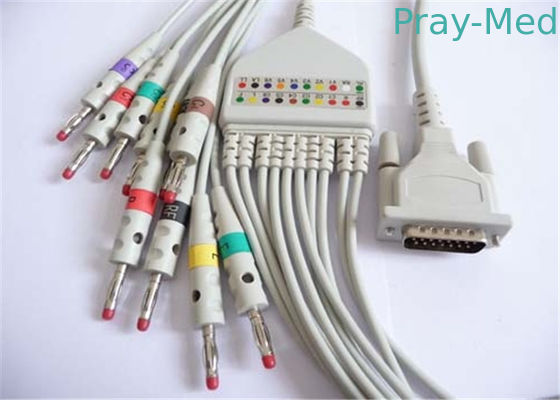Câble de machine HP/électrocardiogramme compatibles de HP et fils de connexion