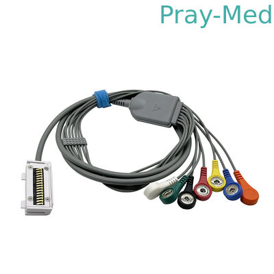 Cable Holter ECG pour CardiUP!3 CardiUP!12 Connecteur à 7 canaux