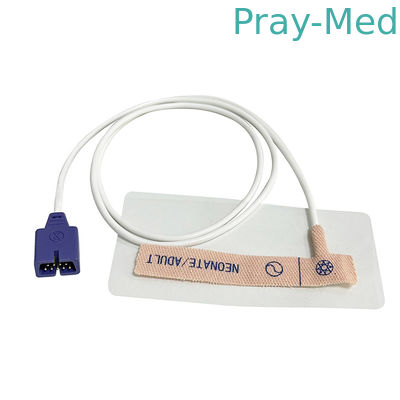 Longueur de câble jetable de Pin Connector 0.9m du capteur Spo2 9 d'OXI