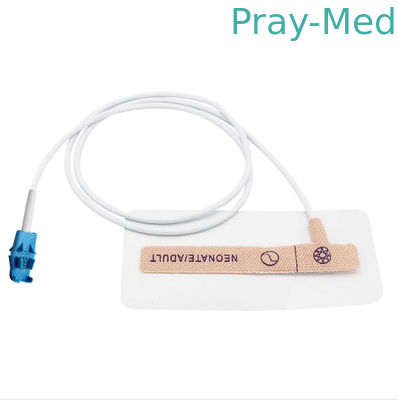 Longueur jetable du connecteur mâle Du capteur Spo2 8 d'Ohmeda Trusat de datex de GE 0.9m