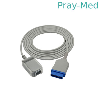 Câble compatible 2021406-001 de /extension de câble de l'adaptateur SpO2 d'OXI de marqutte de GE
