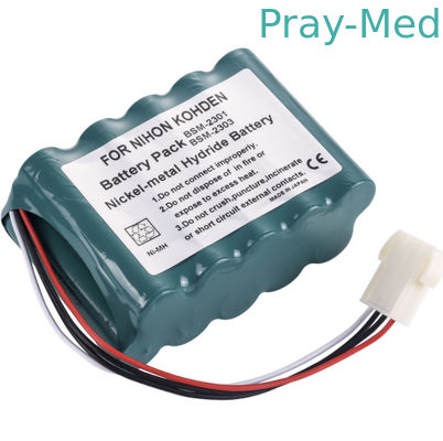 12 mois de garantie de batteries NI-MH BSM-2301 BSM-2303 BSM-2300 de matériel médical