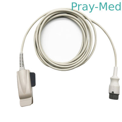Capteur adulte TPU 3m de l'agrafe Spo2 de doigt de Zoncare/Hwatime 6 capteur de Pin Spo 2
