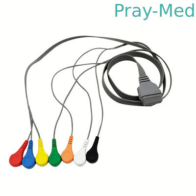 16 matériel patient Edan du câble TPU de Pin Connector ECG 5/7 /10Lead pour SE-2012/SE-2003
