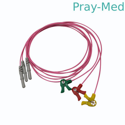 type fil patient de vacarme de 3Lead 5Lead de veste du câble TPU du CEI AHA ECG