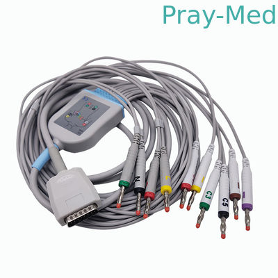 L'électrocardiogramme d'éclipse de Mortara Burdick câblent 007704 la longueur compatible de 012-0844-00 012-0844-01 3.6m